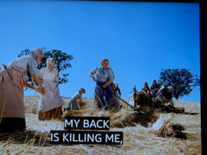 A screen grab from the "100 Mile Walk" episode if Little House on the Prairie.