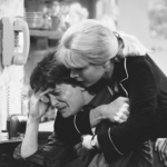 A still image of Alex Keaton and his mom in the very special episode of Different Strokes titled "A My Name is Alex."