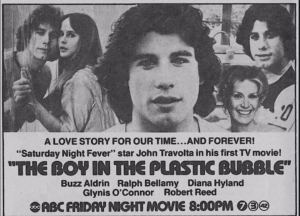 TV Guide clipping for The Boy in the Plastic Bubble